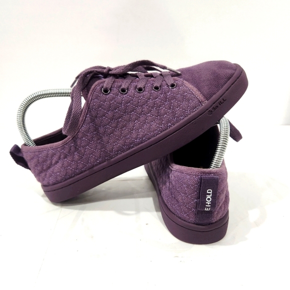 So iLL Casual Shoes Lace Up Sneakers Women 8.5/ Men 7 Purple Monochromatic‎ - Picture 1 of 12